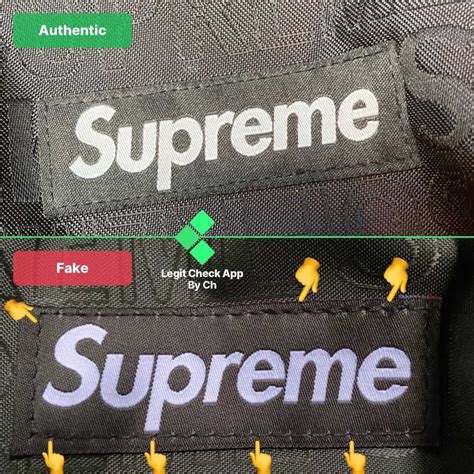 fake vs real supreme bag|check if your supreme bag is real.